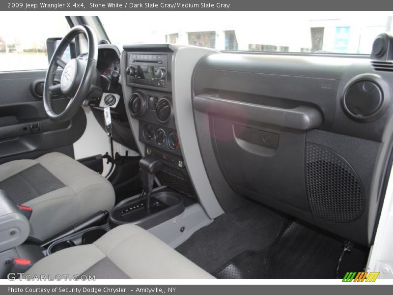 Stone White / Dark Slate Gray/Medium Slate Gray 2009 Jeep Wrangler X 4x4