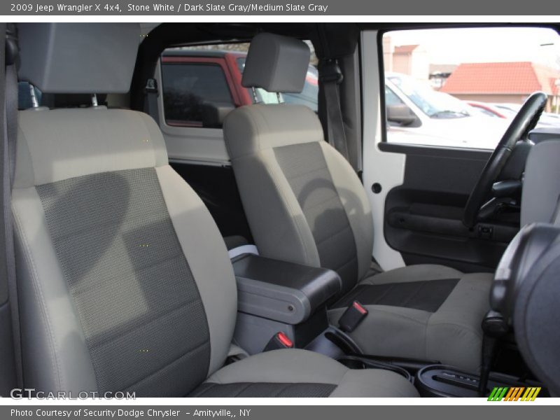 Stone White / Dark Slate Gray/Medium Slate Gray 2009 Jeep Wrangler X 4x4