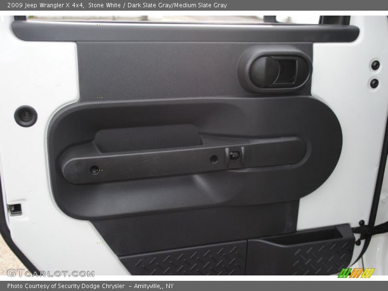 Stone White / Dark Slate Gray/Medium Slate Gray 2009 Jeep Wrangler X 4x4