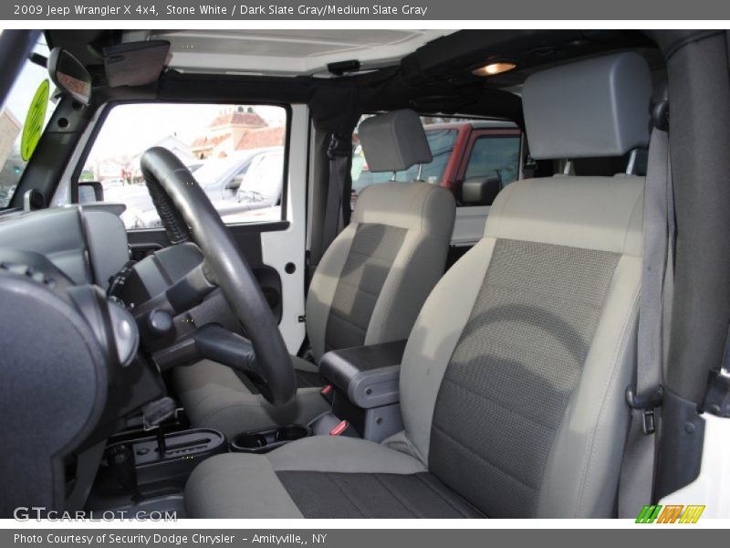 Stone White / Dark Slate Gray/Medium Slate Gray 2009 Jeep Wrangler X 4x4