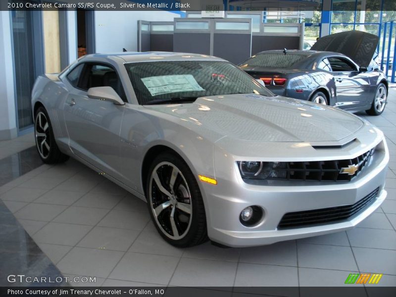 Silver Ice Metallic / Black 2010 Chevrolet Camaro SS/RS Coupe