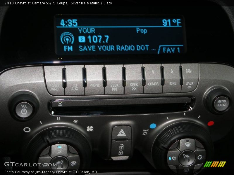 Silver Ice Metallic / Black 2010 Chevrolet Camaro SS/RS Coupe