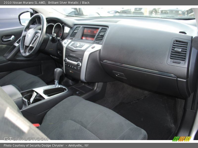 Brilliant Silver Metallic / Black 2010 Nissan Murano SL AWD