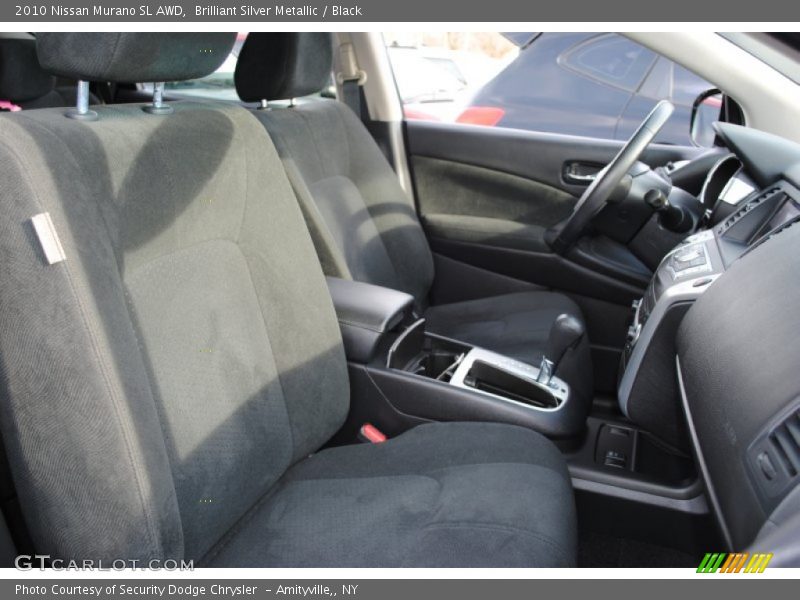 Brilliant Silver Metallic / Black 2010 Nissan Murano SL AWD