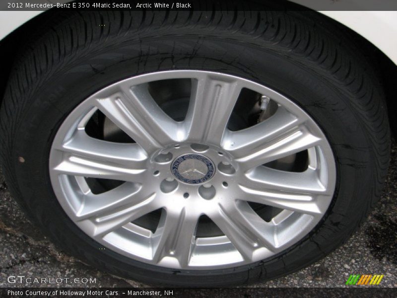 Arctic White / Black 2012 Mercedes-Benz E 350 4Matic Sedan