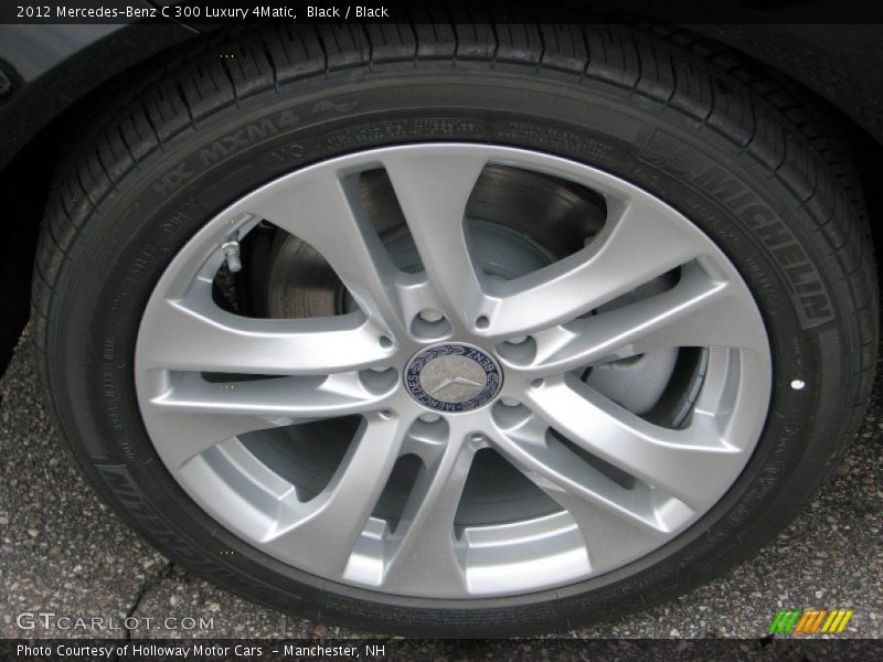 Black / Black 2012 Mercedes-Benz C 300 Luxury 4Matic
