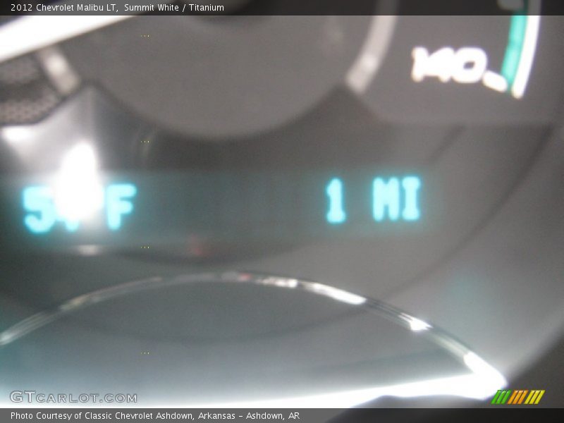 Summit White / Titanium 2012 Chevrolet Malibu LT