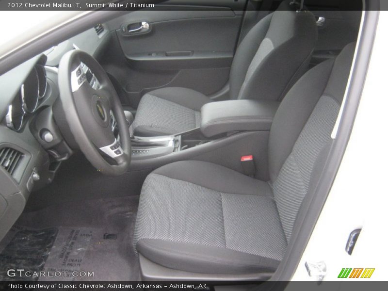 Summit White / Titanium 2012 Chevrolet Malibu LT