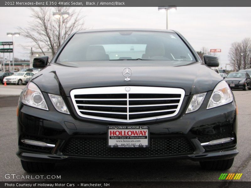 Black / Almond/Black 2012 Mercedes-Benz E 350 4Matic Sedan