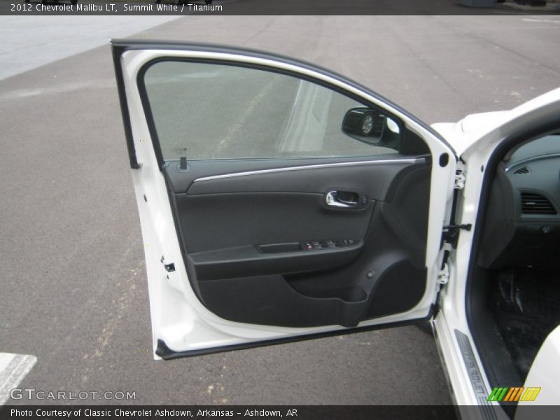 Summit White / Titanium 2012 Chevrolet Malibu LT