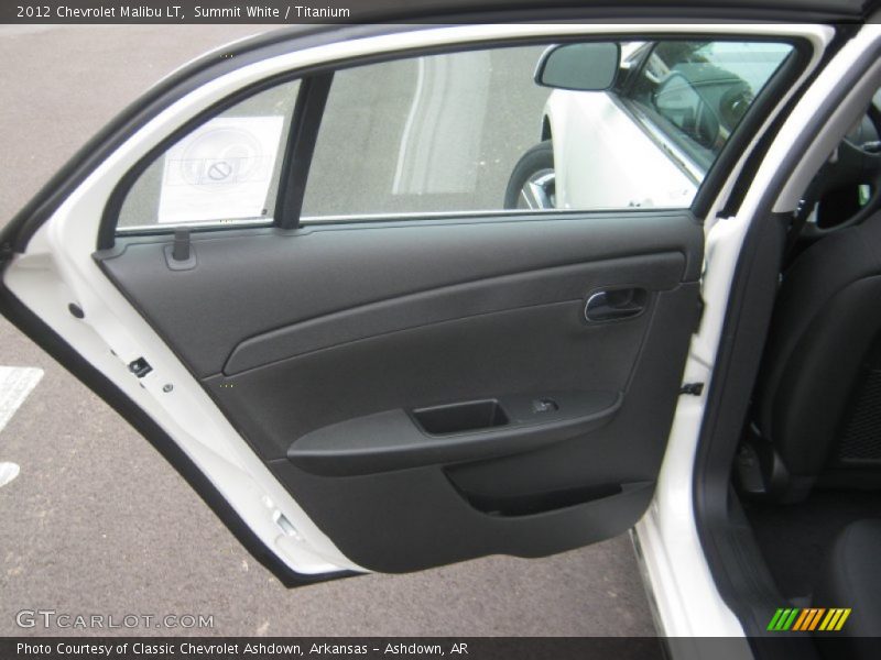 Summit White / Titanium 2012 Chevrolet Malibu LT
