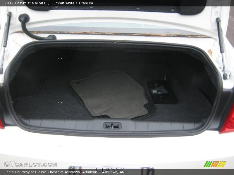 Summit White / Titanium 2012 Chevrolet Malibu LT
