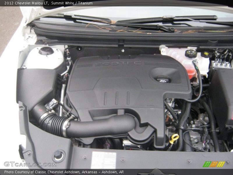 Summit White / Titanium 2012 Chevrolet Malibu LT