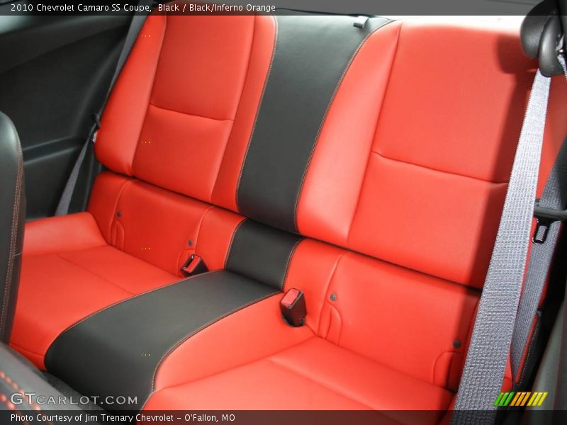  2010 Camaro SS Coupe Black/Inferno Orange Interior