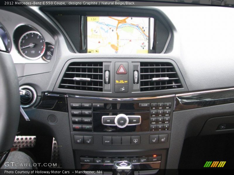 Navigation of 2012 E 550 Coupe