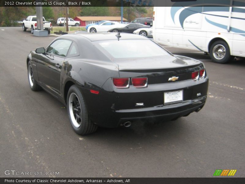 Black / Black 2012 Chevrolet Camaro LS Coupe