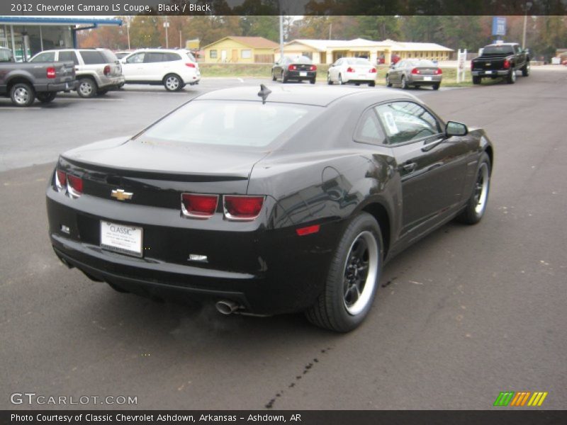 Black / Black 2012 Chevrolet Camaro LS Coupe