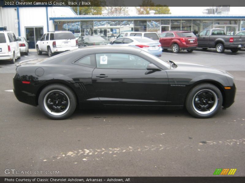 Black / Black 2012 Chevrolet Camaro LS Coupe