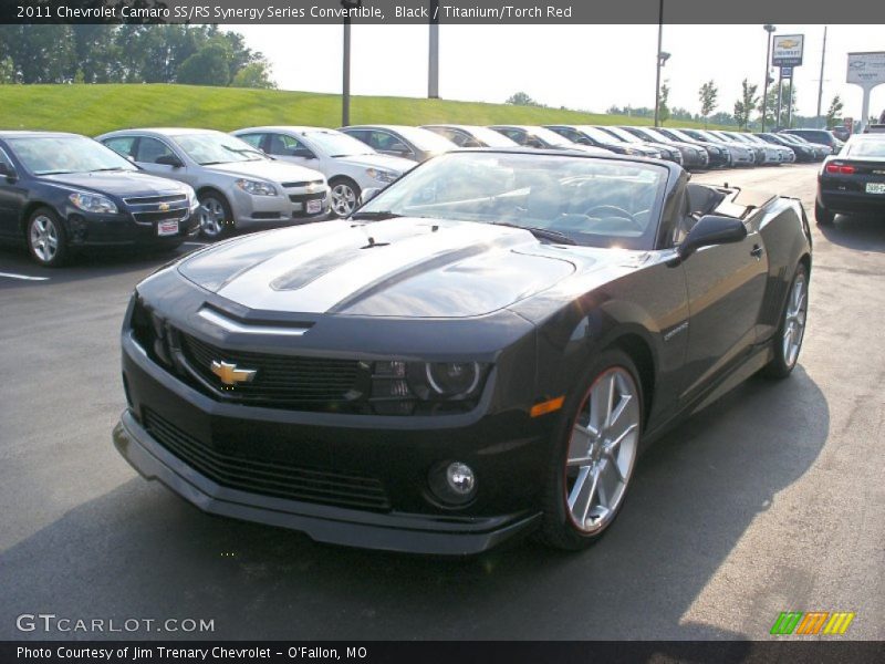 Black / Titanium/Torch Red 2011 Chevrolet Camaro SS/RS Synergy Series Convertible