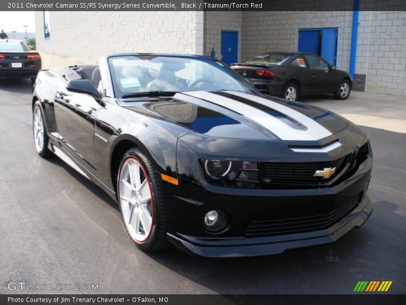 Black / Titanium/Torch Red 2011 Chevrolet Camaro SS/RS Synergy Series Convertible