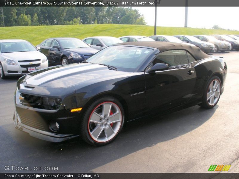 Black / Titanium/Torch Red 2011 Chevrolet Camaro SS/RS Synergy Series Convertible