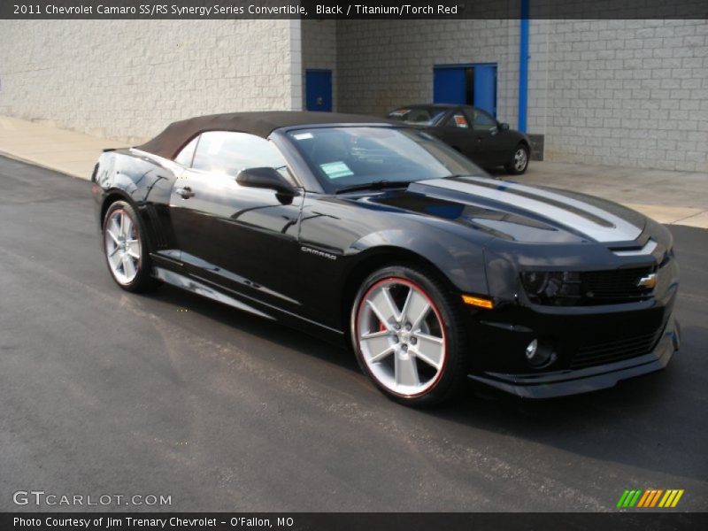 Black / Titanium/Torch Red 2011 Chevrolet Camaro SS/RS Synergy Series Convertible