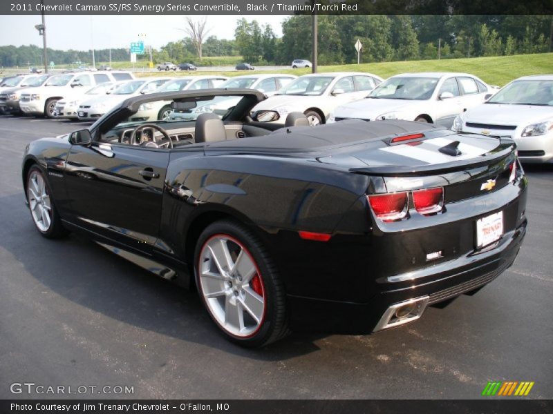 Black / Titanium/Torch Red 2011 Chevrolet Camaro SS/RS Synergy Series Convertible