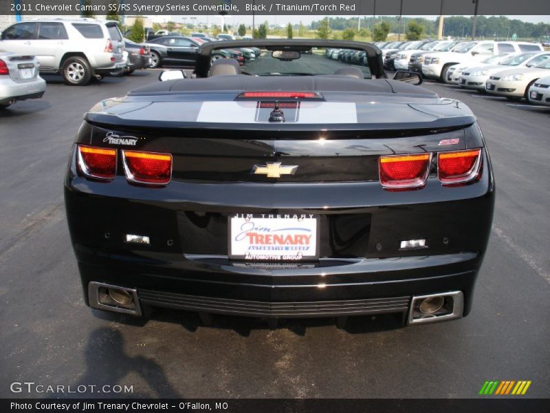 Black / Titanium/Torch Red 2011 Chevrolet Camaro SS/RS Synergy Series Convertible