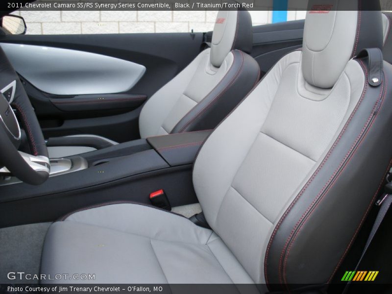  2011 Camaro SS/RS Synergy Series Convertible Titanium/Torch Red Interior