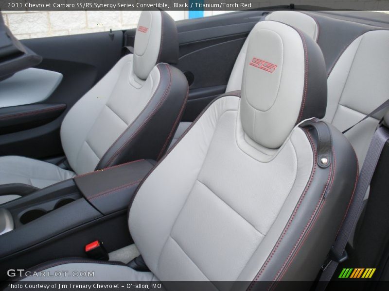  2011 Camaro SS/RS Synergy Series Convertible Titanium/Torch Red Interior