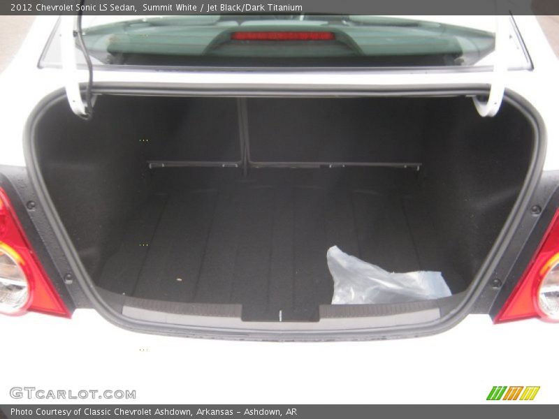Summit White / Jet Black/Dark Titanium 2012 Chevrolet Sonic LS Sedan
