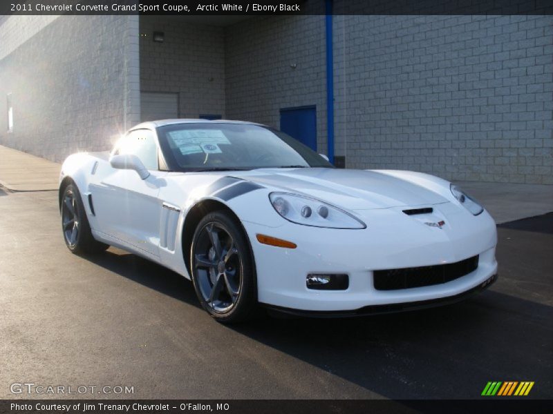 Arctic White / Ebony Black 2011 Chevrolet Corvette Grand Sport Coupe
