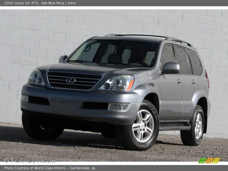 Ash Blue Mica / Ivory 2003 Lexus GX 470