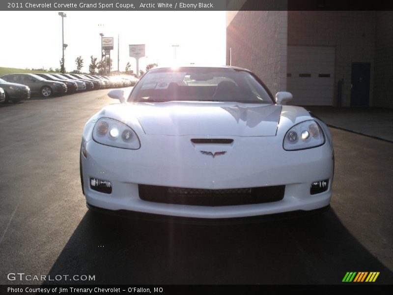 Arctic White / Ebony Black 2011 Chevrolet Corvette Grand Sport Coupe