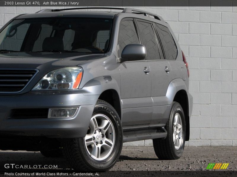 Ash Blue Mica / Ivory 2003 Lexus GX 470