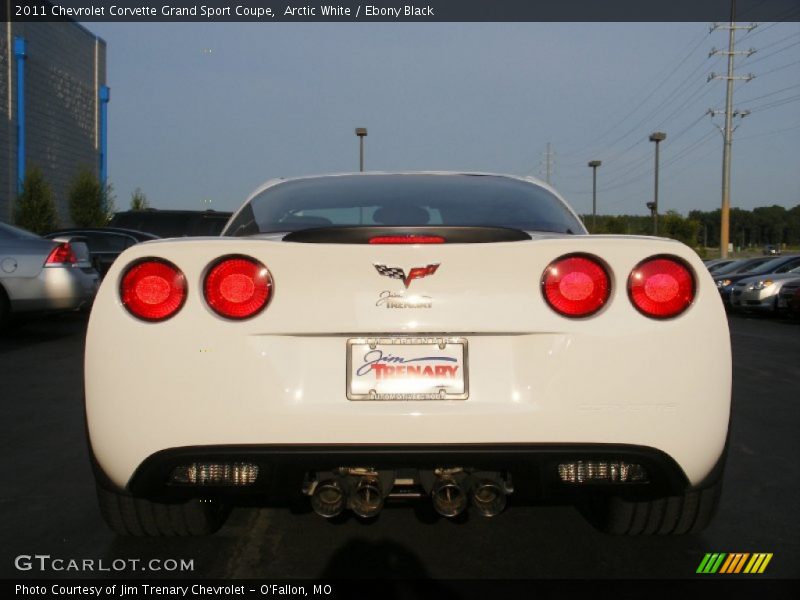 Arctic White / Ebony Black 2011 Chevrolet Corvette Grand Sport Coupe