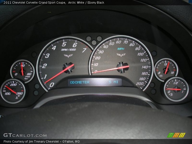  2011 Corvette Grand Sport Coupe Grand Sport Coupe Gauges