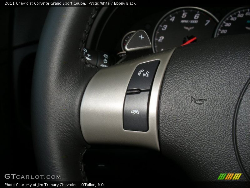 Arctic White / Ebony Black 2011 Chevrolet Corvette Grand Sport Coupe
