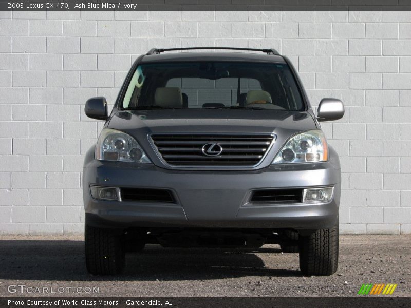 Ash Blue Mica / Ivory 2003 Lexus GX 470