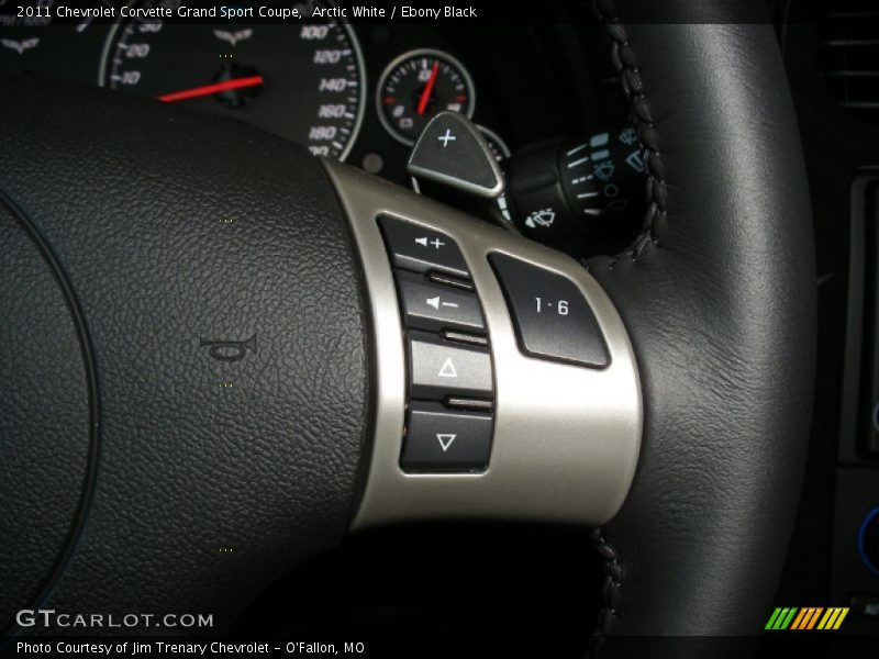 Arctic White / Ebony Black 2011 Chevrolet Corvette Grand Sport Coupe