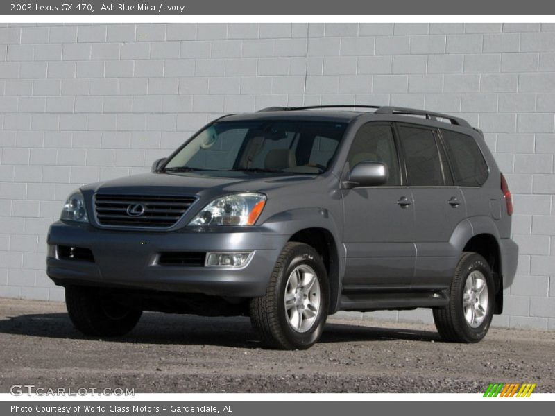 Ash Blue Mica / Ivory 2003 Lexus GX 470