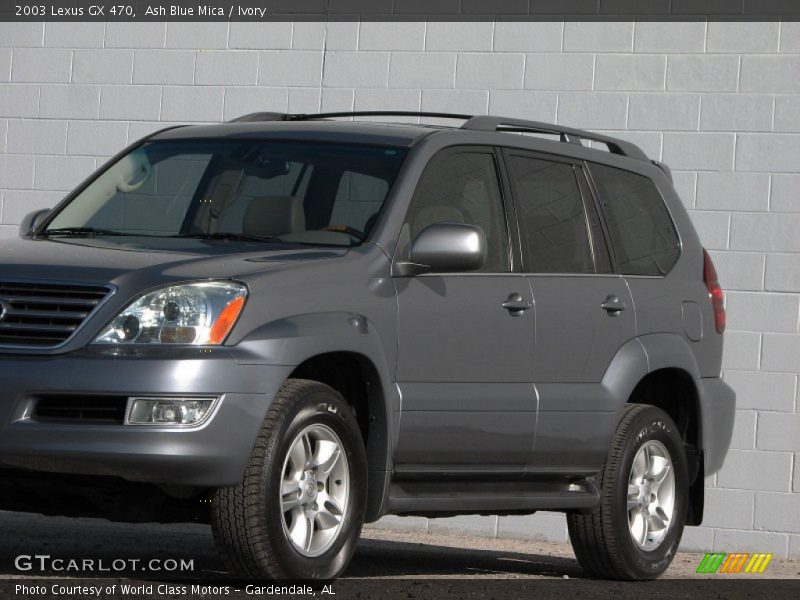 Ash Blue Mica / Ivory 2003 Lexus GX 470