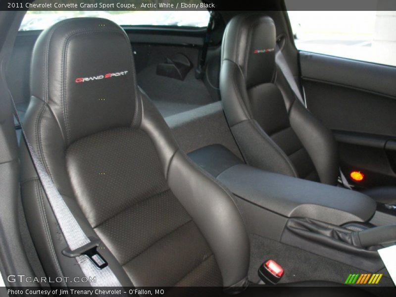 Arctic White / Ebony Black 2011 Chevrolet Corvette Grand Sport Coupe