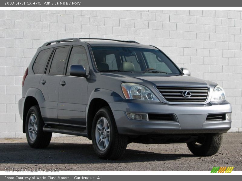 Ash Blue Mica / Ivory 2003 Lexus GX 470