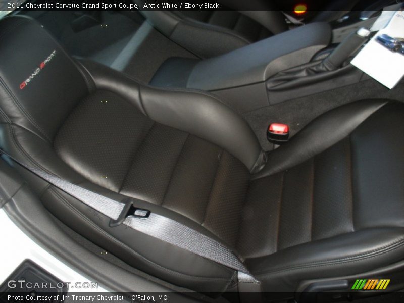Arctic White / Ebony Black 2011 Chevrolet Corvette Grand Sport Coupe