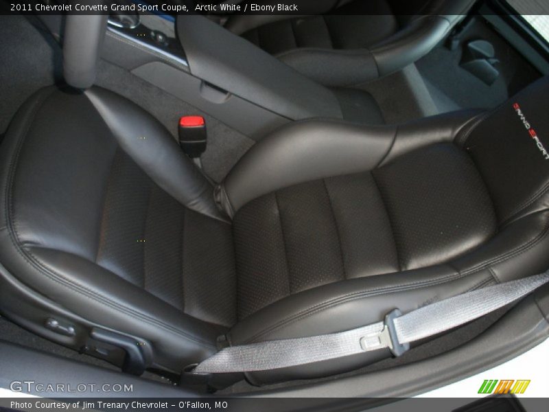 Arctic White / Ebony Black 2011 Chevrolet Corvette Grand Sport Coupe