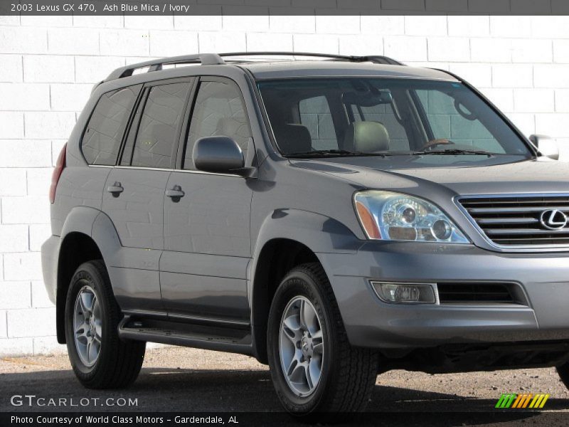 Ash Blue Mica / Ivory 2003 Lexus GX 470