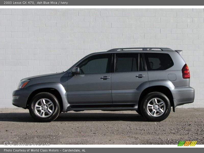 Ash Blue Mica / Ivory 2003 Lexus GX 470