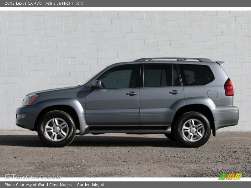 Ash Blue Mica / Ivory 2003 Lexus GX 470