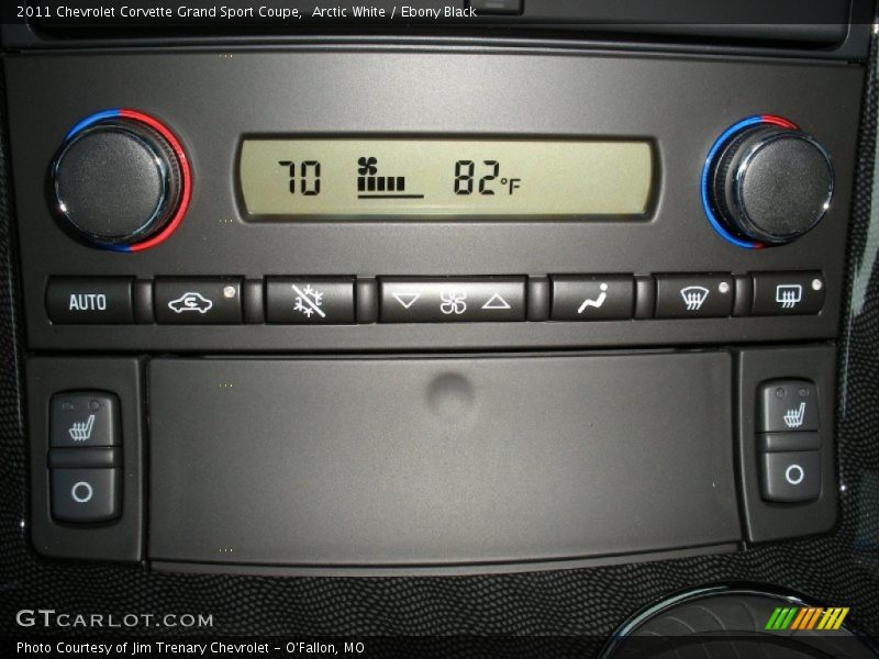 Arctic White / Ebony Black 2011 Chevrolet Corvette Grand Sport Coupe